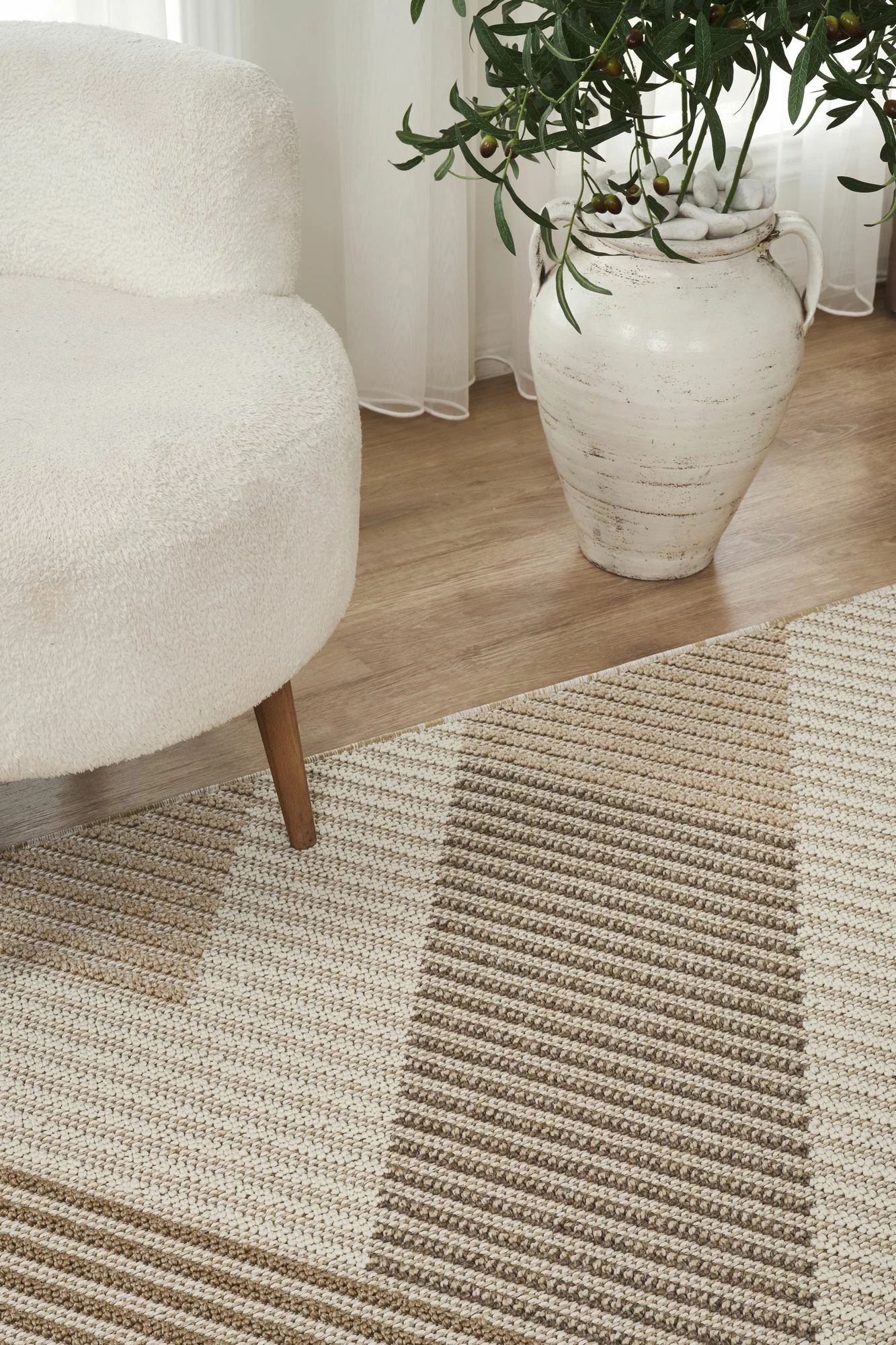 Qilim (120 x 180) Conceptum Hypnose, Beverly 2212 - bardhë, verdhë