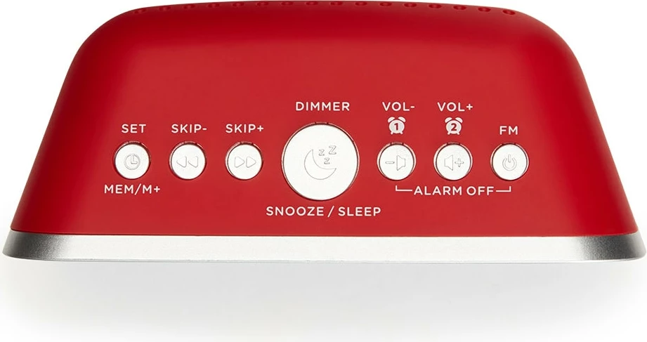 Orë Zgjuese me Radio FM, Dy Alarme dhe Mbushes USB AIWA CRU-19RD (Kuqe)