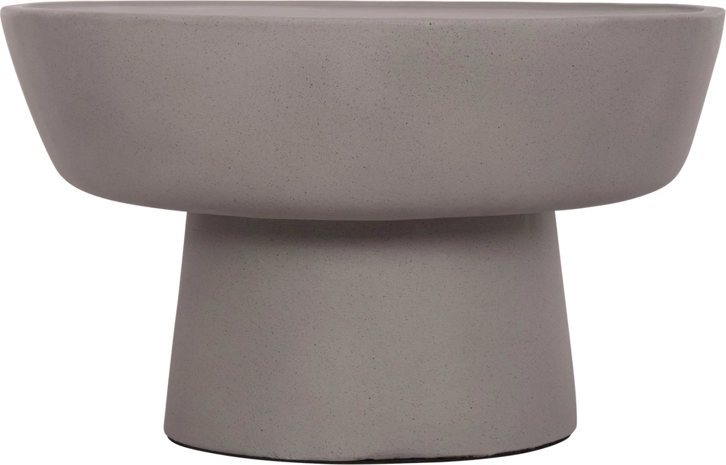 Tavolinë kafeje PIRSON, fibër-cement, ngjyrë gri, FH18155.03, 60x36cm