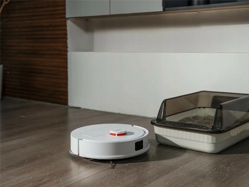 Robot pastrues JONR T5 Lite, mop dhe fshesë, kontroll me aplikacion, 2600mAh, bardhë