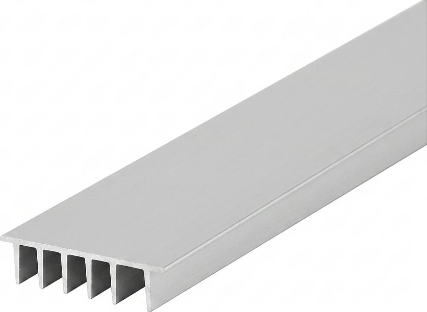 Profil U për LED Synergy21 ALU3535, alumin, me ftohës me brinjë, 2 m, argjendtë