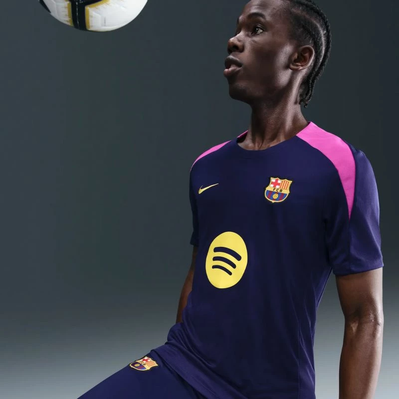 Fanellë futbolli Nike për meshkuj FC Barcelona, vjollcë