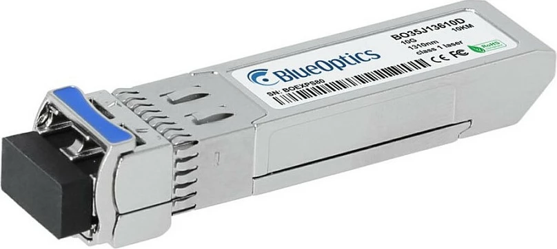 Modul SFP+ BlueOptics BO35J13610D, 10GBASE-LR, LC, Single-Mode 1310nm, 10km, argjendi