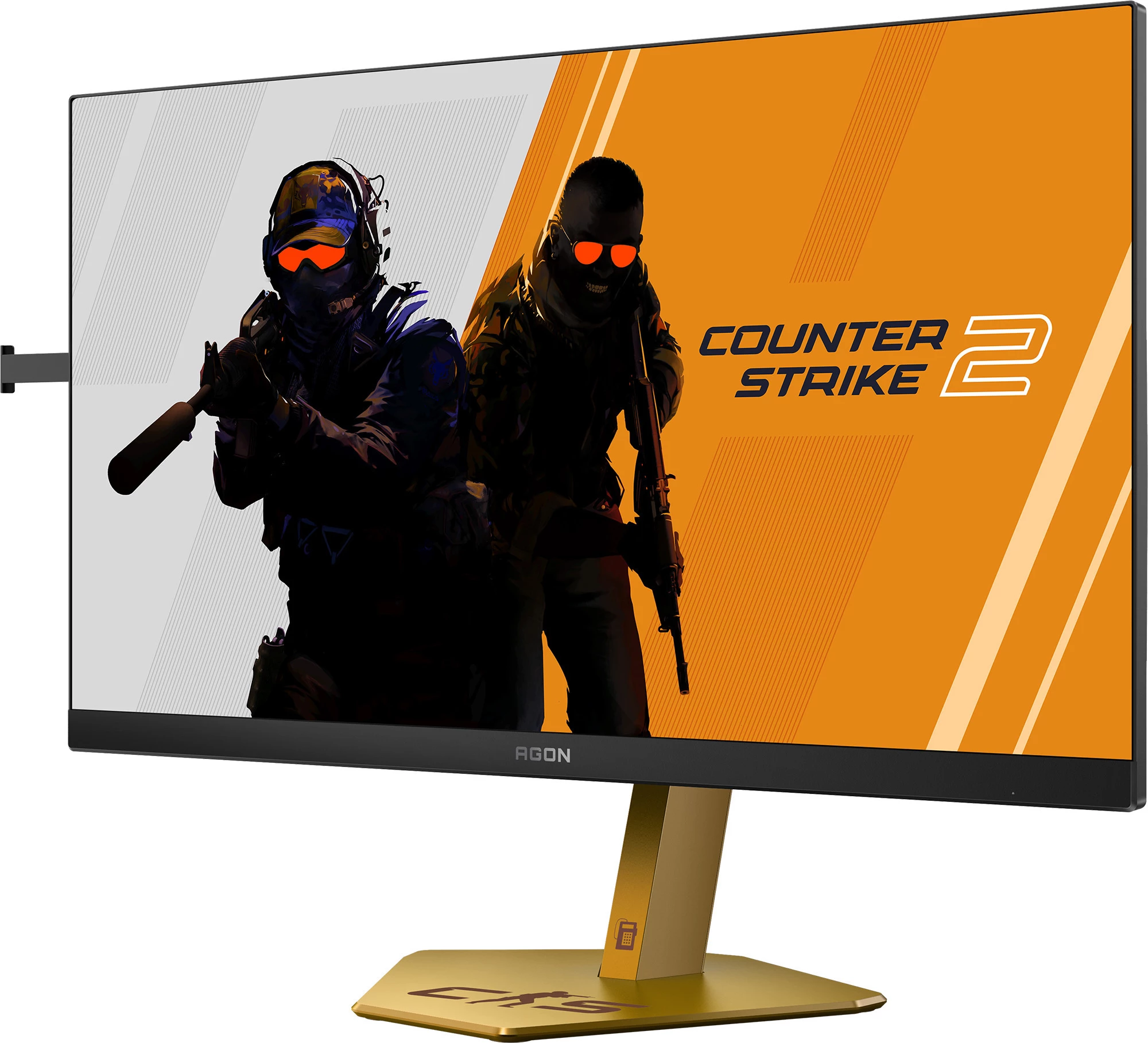 AOC AGON PRO CS24A Counter-Strike 2 Edition, 610Hz Gaming-Monitor (61.2 cm (24.1"), Black/Gold, FullHD, Fast-TN, HDMI, DP, USB-Hub)