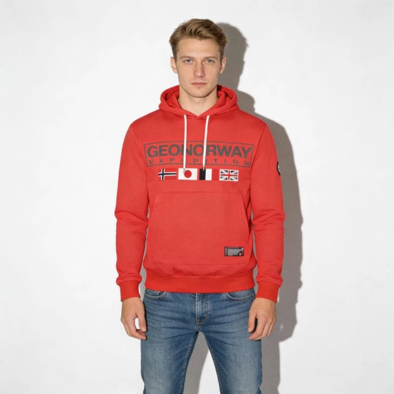Duks për meshkuj Geographical Norway, i kuq [Madhësia: XL]