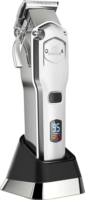 Makinë rroje për kafshë Oneisall RFC-676 PRO, pa kabllo, metalike