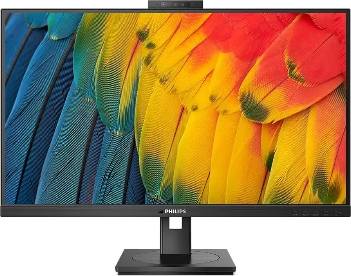 Monitor Philips 27B1U5601H/00, 27 inç, IPS, QHD, DisplayPort 1.4, HDMI, USB-C, HDR, me głośniki 2 x 5 W, Pivot, VESA 100 - ngjyrë e zezë