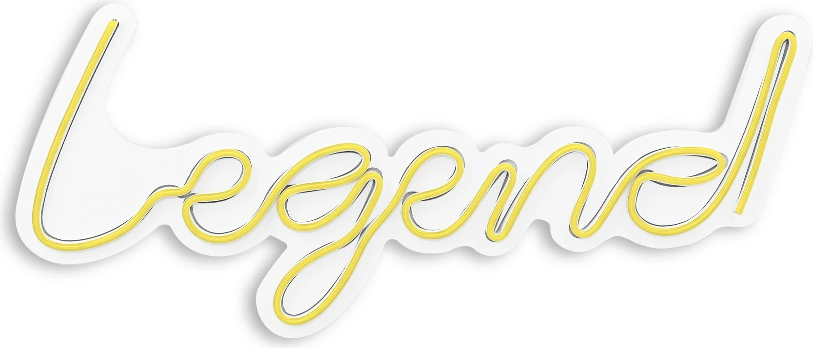 Dekorim plastik me drita LED, Legend, ngjyrë e verdhë