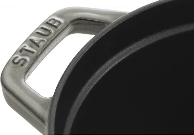 tenxhere gize Staub La Cocotte 27cm oval 40500-276-0, gri