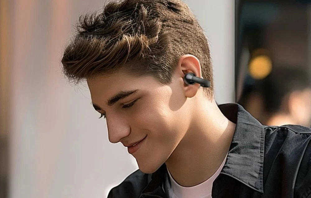 Kufje wireless Ugreen HiTune S3 WS209, Bluetooth 5.4, open-ear clip-on, IPX5, mikrofon, deri 24–30 orë, të zeza