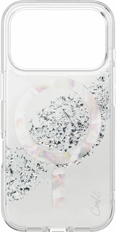 Kllapë telefoni UNIQ Coehl Crystelle për iPhone 17 Pro Max, argjendtë