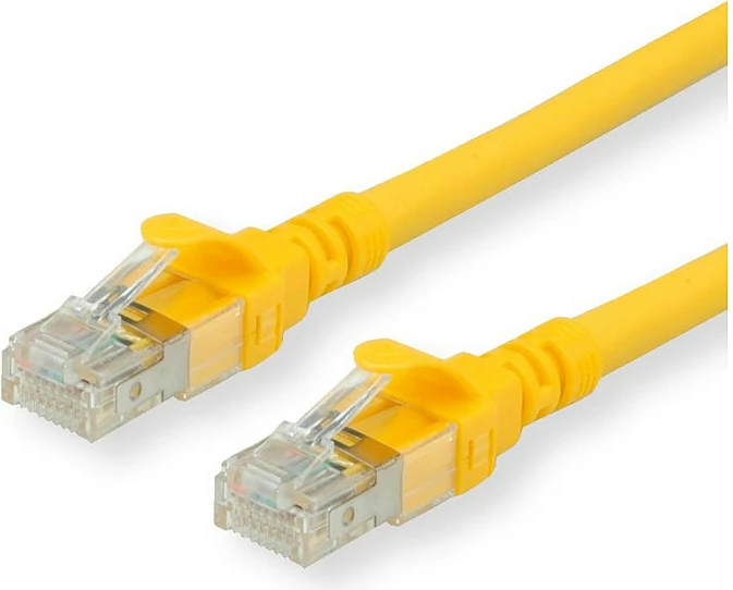 Kabllo rrjeti ROLINE 21152729, Cat6a, 20 m, RJ45, 10Gbps, e verdhë