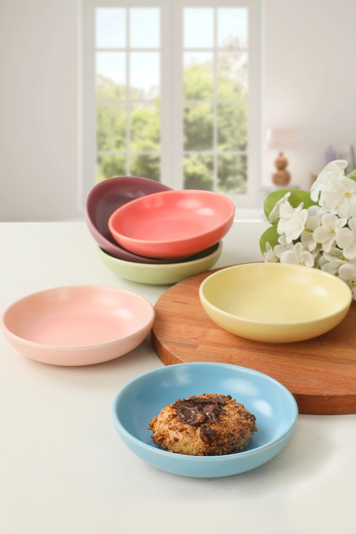 Set pjatash të vogla qeramike (6 copë), Hermia Concept, ST489406F17XA000000MAYD100
