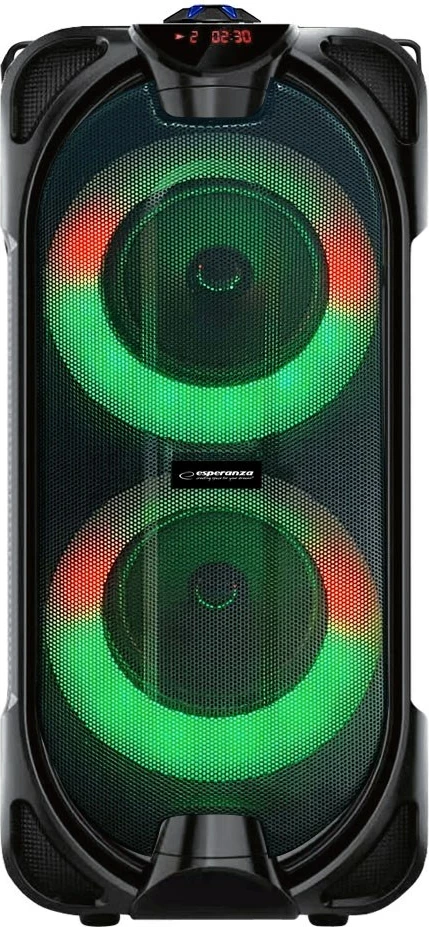 Boks Esperanza EP157 BT FM LED RGB, i zi