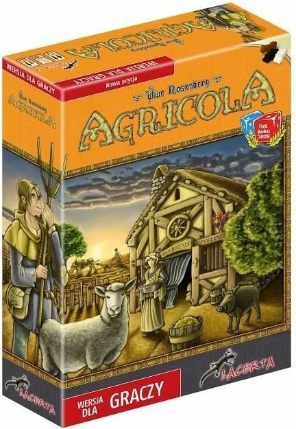 Lojë tavoline Lacerta Agricola, 1-4 lojtarë, 90 min, version polonisht, +12 vjeç