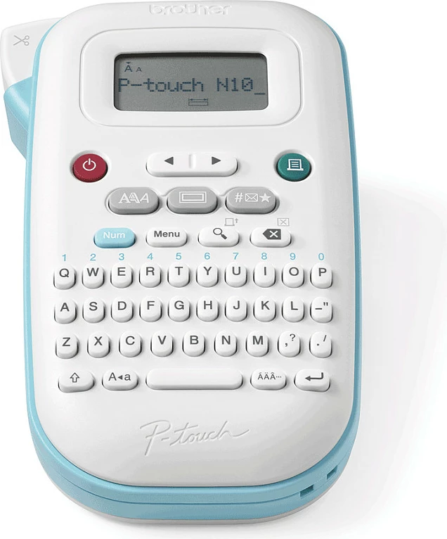 Printer etiketash Brother P-touch PT-N10, 180x180 DPI, termal transfer, bardhë/kaltër