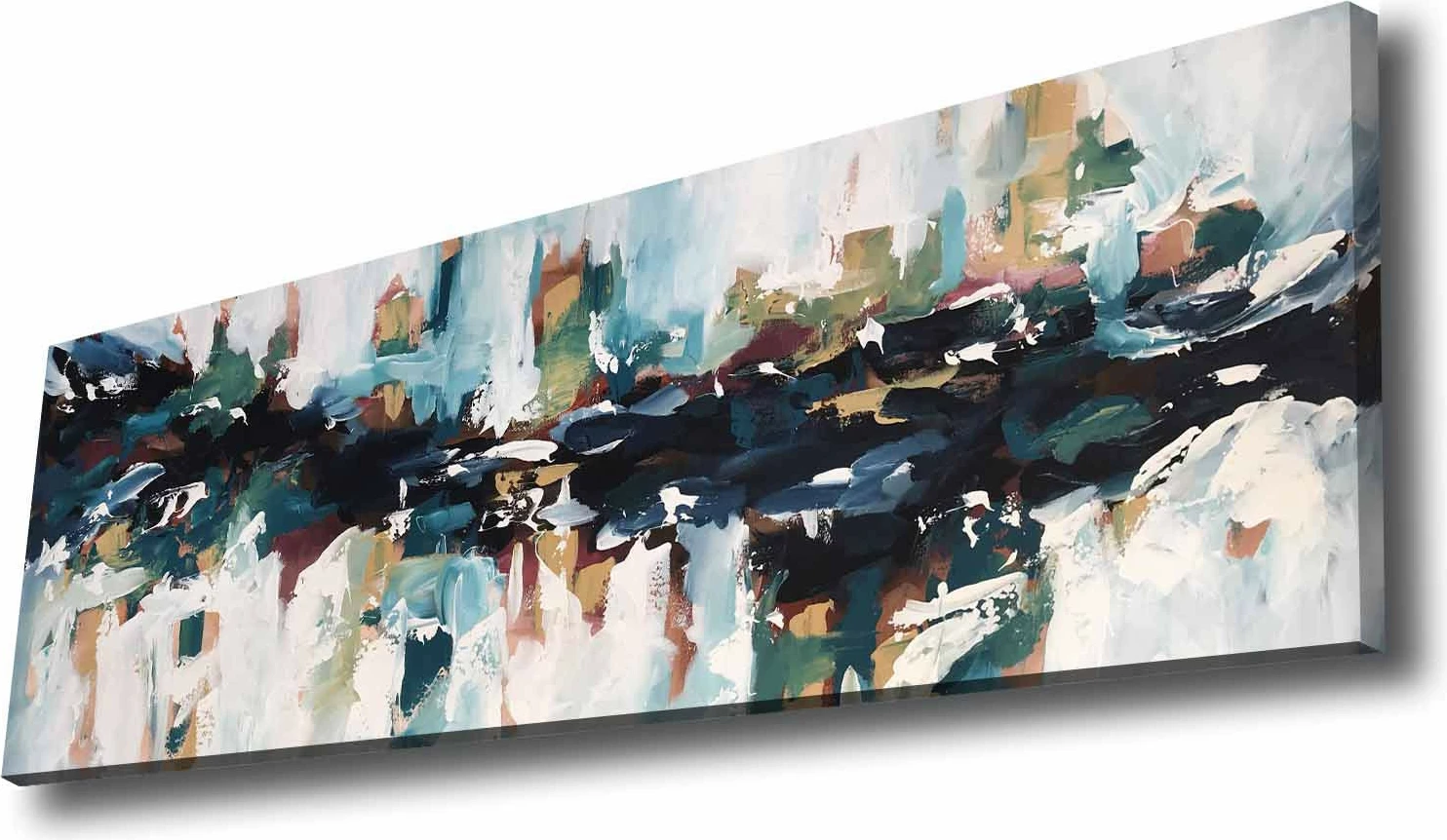 Pikturë dekorative në kanavacë, shumëngjyrëshe, Wallity 3090ABSC-016, 30x90cm