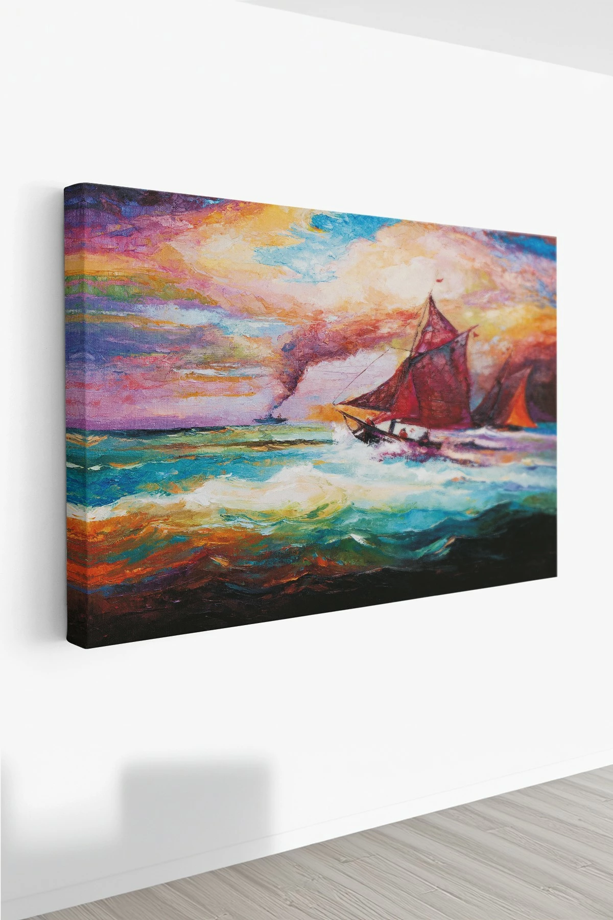 Pikturë dekorative në kanavacë, shumëngjyrëshe, Wallity Ersyfdc109, 40x60cm