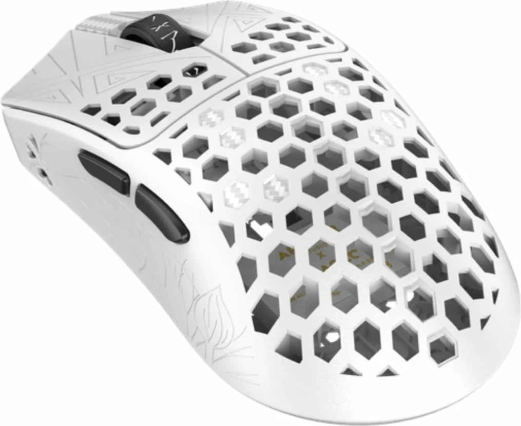 Maus gaming Endgame Gear TENKO AKITSU Medium 40 g, PixArt PAW 3950, 30.000 DPI, 8K polling, wireless, i bardhë
