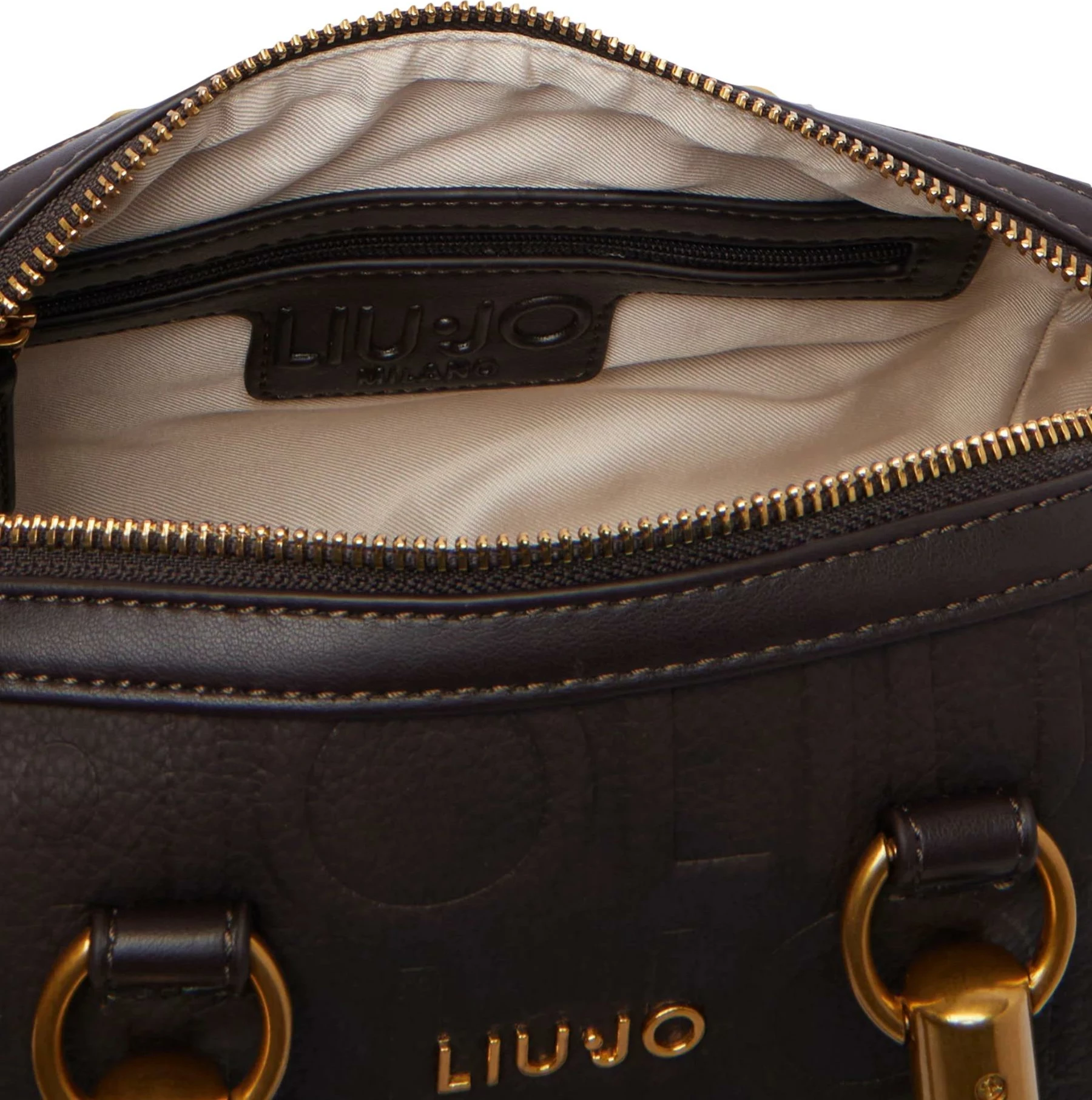 Çantë krahu për femra Liu Jo Boston Bag AF6160 E1139, kafe e errët