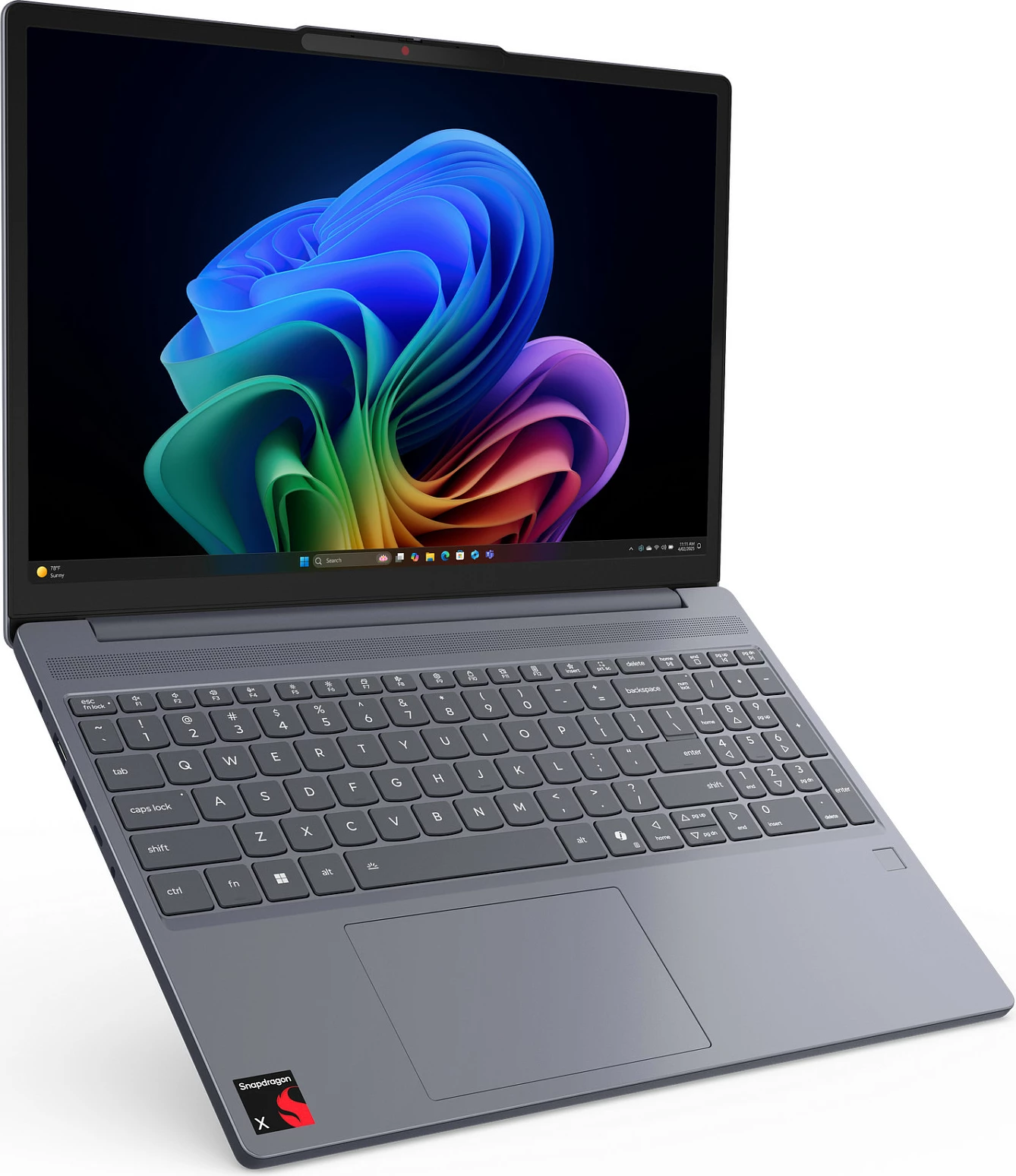 Laptop Lenovo IdeaPad Slim 3 Snapdragon X1-26-100, 16GB RAM Memorje, 1TB SSD, 15.3" WUXGA, Windows 11 Home, Luna Grey