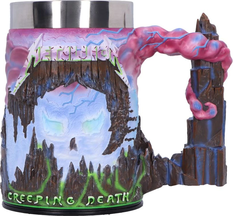 Krige NEMESIS NOW Metallica Creeping Death 600 ml (me insert çeliku inox), gift box
