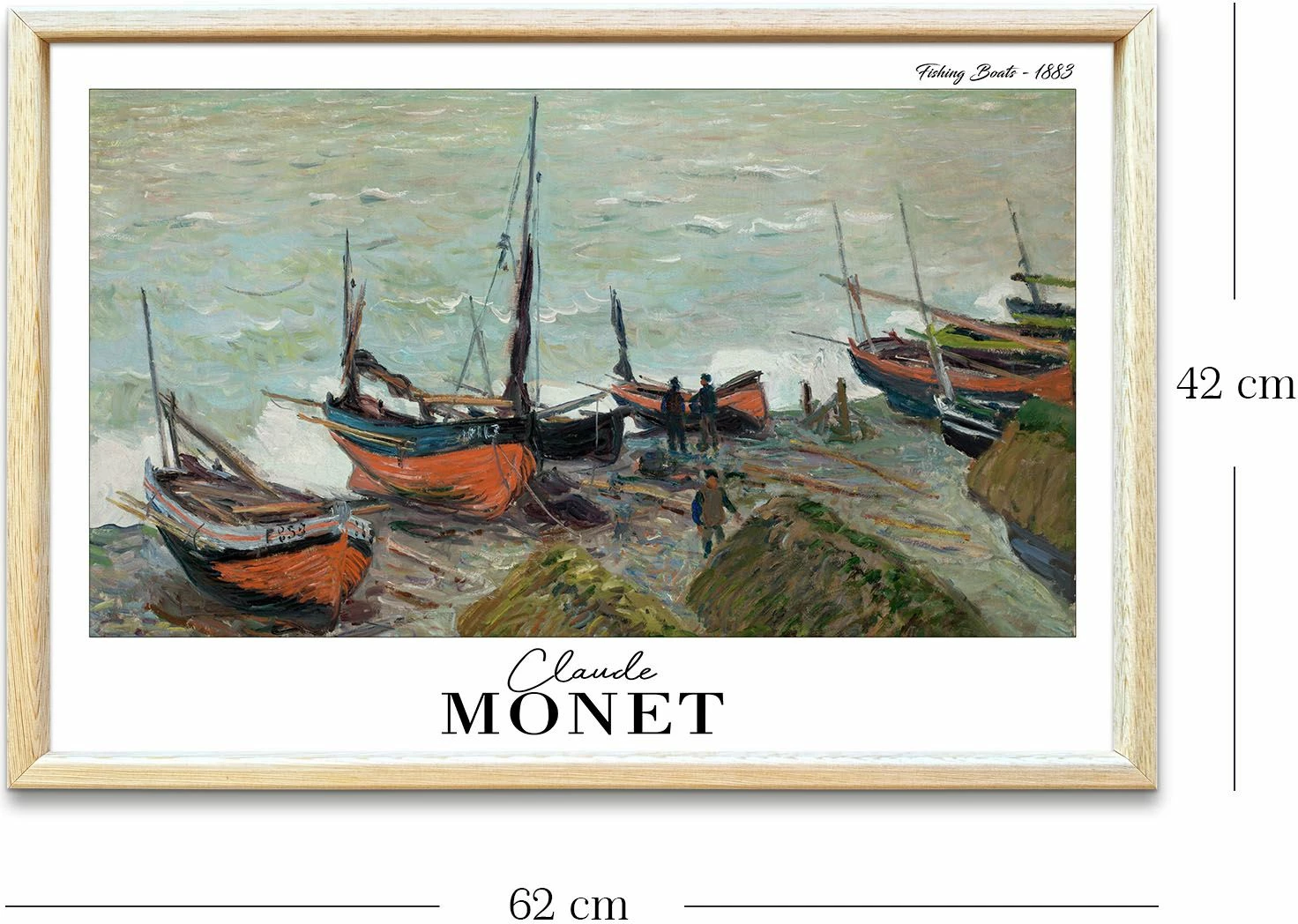 Pikturë dekorative me kornizë, Wallity, 4262AHSMONET-015