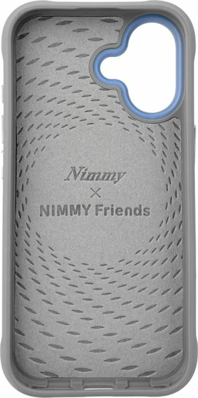 Kapak telefoni Nimmy Glasses Cool Dog për iPhone 17, gri