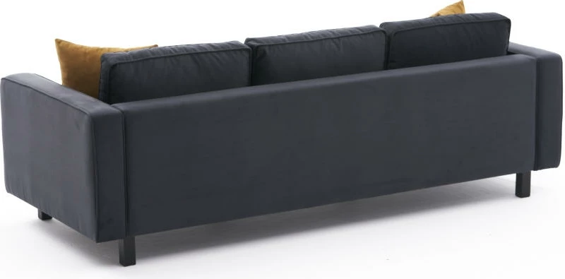 Divan treshe Atelier del Sofa, kadife Kale, antracit