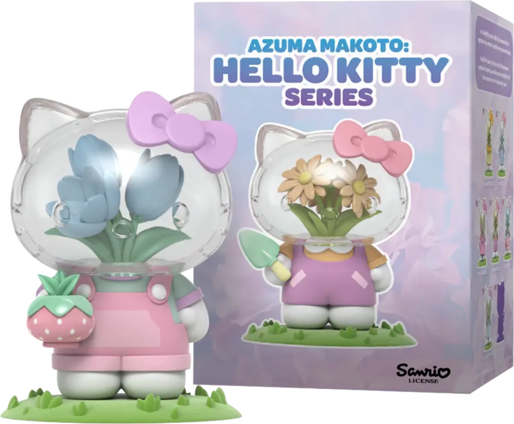 Figurinë koleksionuese Mighty Jaxx Azuma Makoto x Sanrio Hello Kitty Series, vinyl, kuti surprizë, 1 copë (random)