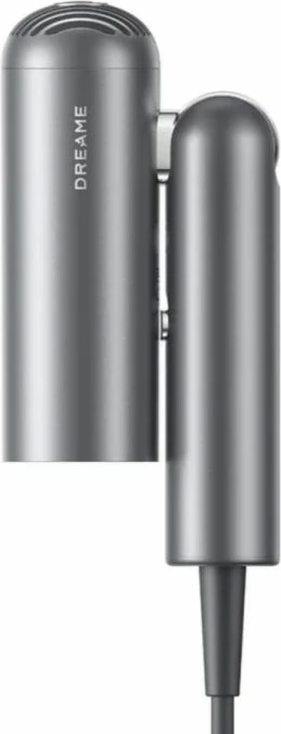 tharëse flokësh DREAME Pocket Pro 1600W e palosshme me jonizim, gri, set me 3 aksesorë
