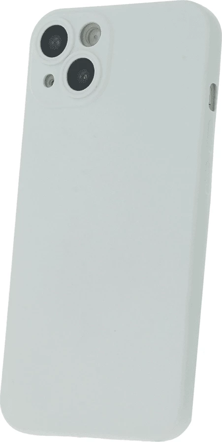 Mbështjellës silikoni ONASI 18201 për iPhone 15 Pro Max, mat, i bardhë