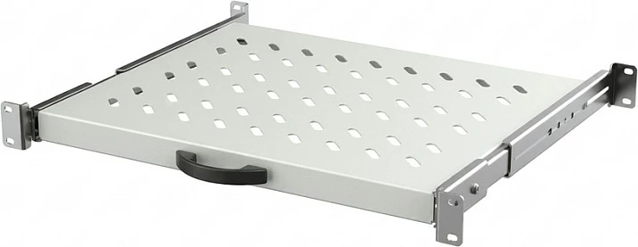 Raft rrëshqitës 19" EFB Elektronik ST 800, 1U, thellësi 608–812 mm, 30 kg, RAL7035
