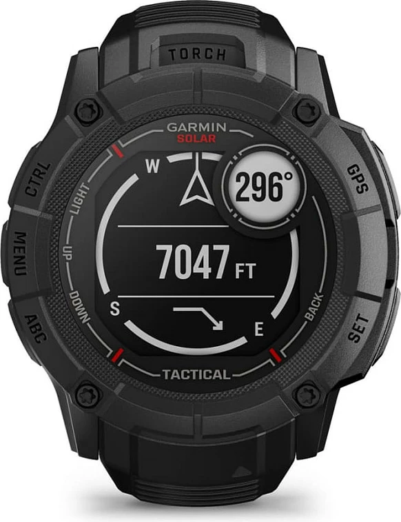 Smartwatch Garmin Instinct 2X Solar Tactical Edition, 1.1" MIP, GPS, 50 mm, e zezë