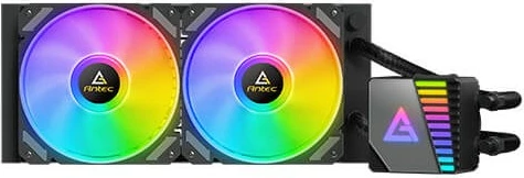 Ftohës i lëngshëm Antec SYMPHONY 240, ARGB, 2x12cm, i zi