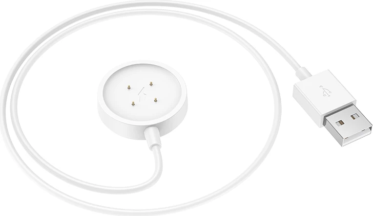 Karikues magnetik për smartwatch HOCO Y24, kabllo 1m, i bardhë