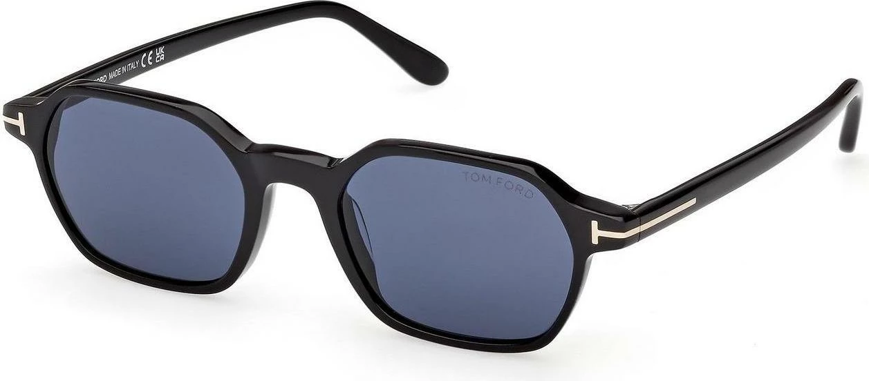 Syze dielli për meshkuj Tom Ford FT1301 01V, të zeza