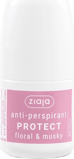 Antiperspirant roll-on për femra Ziaja Protect Floral & Musky 60ml