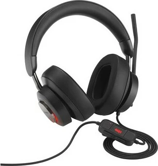 Kufje Kensington H2000 USB-C, me kabllo, për zyrë/qendër thirrjesh, të zeza