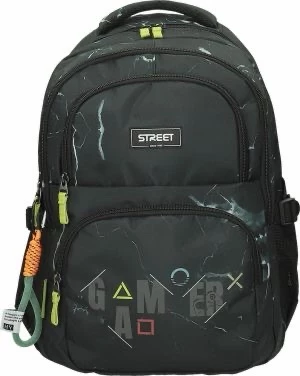 Çantë shkollore Street Gamer, e zezë