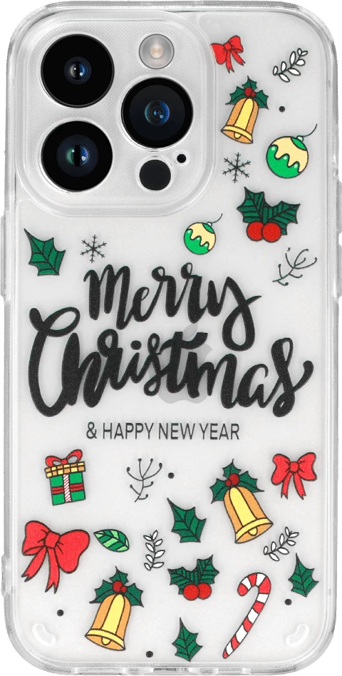 Mbështjellës ONASI Clear Case Christmas për Samsung Galaxy A24 1.8mm transparent