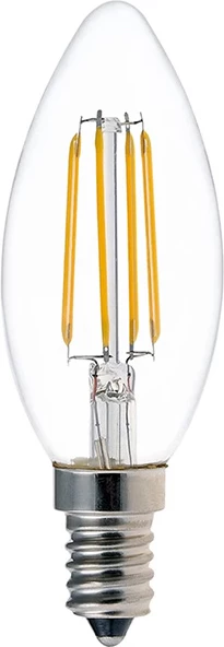 Llambë LED C35 Bulb 4W 3000K E14 e kthjellët