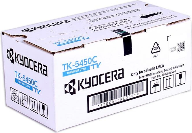 Toner Kyocera TK-5450C (1T0C0DCNL0) ECOSYS rendiment 2,400–4,400 faqe, cian