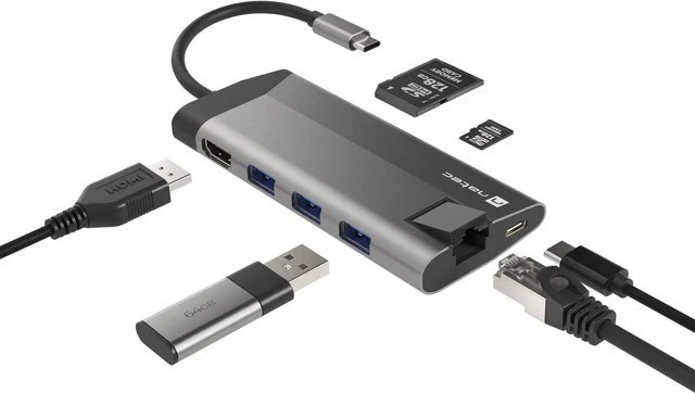 Adapter me shumë porte, Natec, Fowler Plus