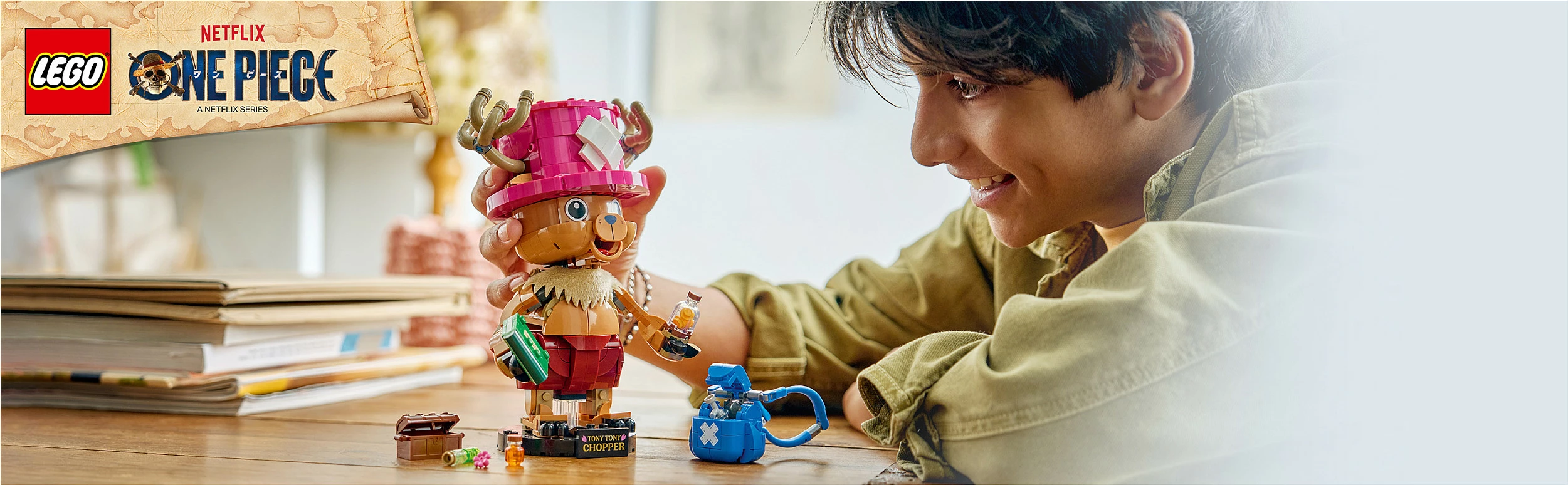 Set LEGO One Piece 75643 Tony Tony Chopper, 577 copë, 9+, shumëngjyrësh