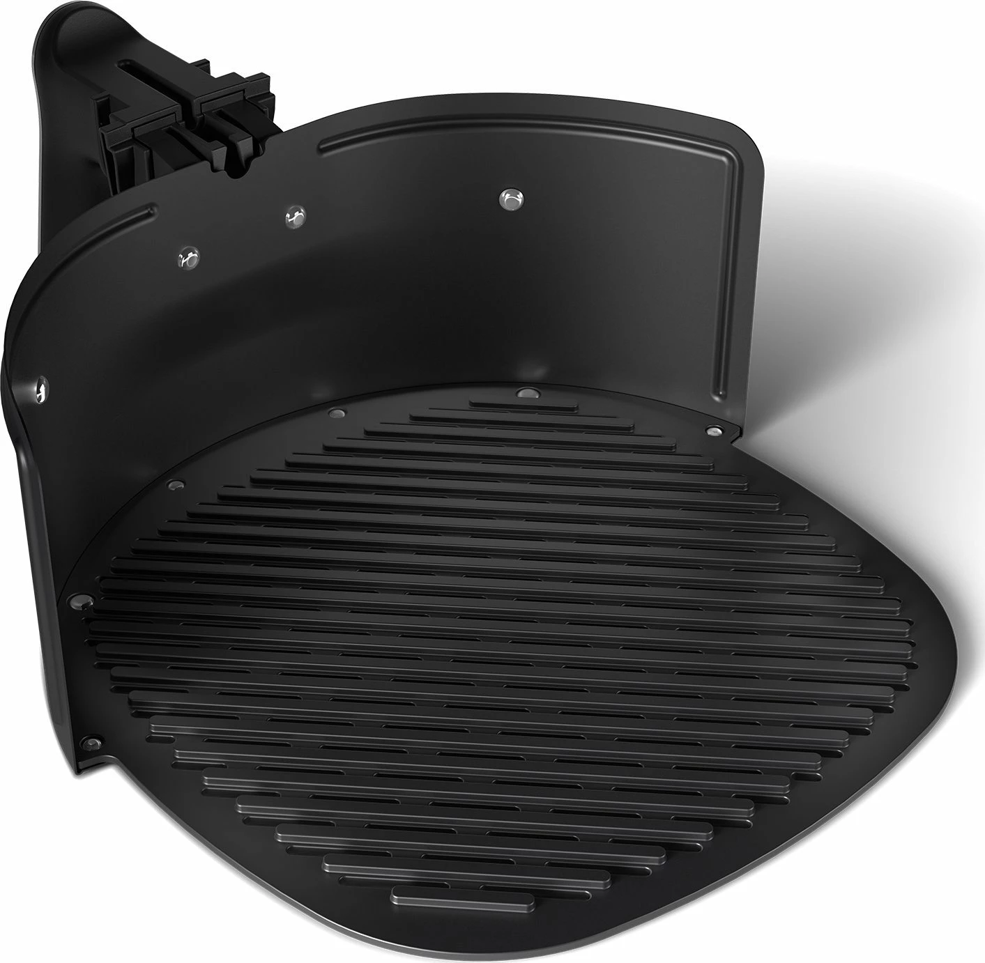 Set pllakë grill dhe pica Philips HD9963/00, për air fryer, jo-ngjitëse, e përshtatshme për lavastovilje, e zezë