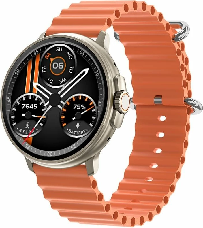 Smartwatch RUBICON unisex, portokalli