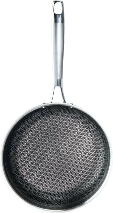 Tigan profesional Feel-Maestro MR-1224-24, 24 cm, çelik inox, jo-ngjitës, argjend