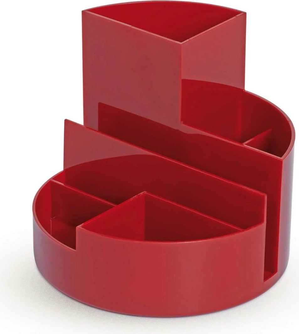 Organizues tavoline MAUL 4117625, plastik, 6 ndarje, 125mm, kuq