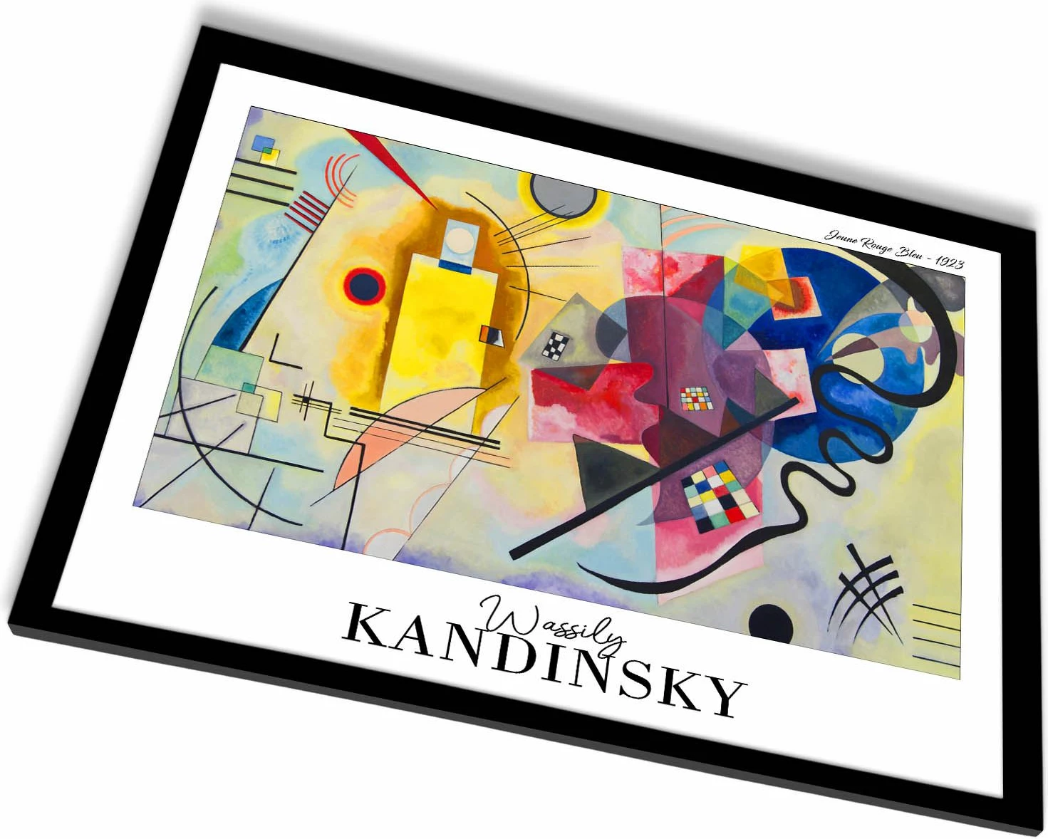 Pikturë dekorative me kornizë Wallity, 4262SYHKANDINSKY-014